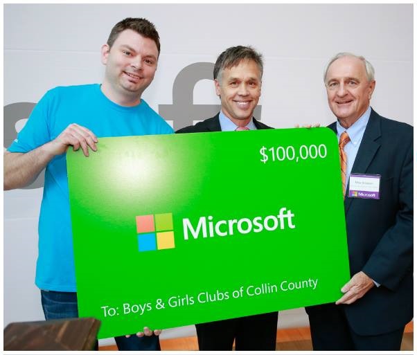 Microsoft $100,000 Grant Received