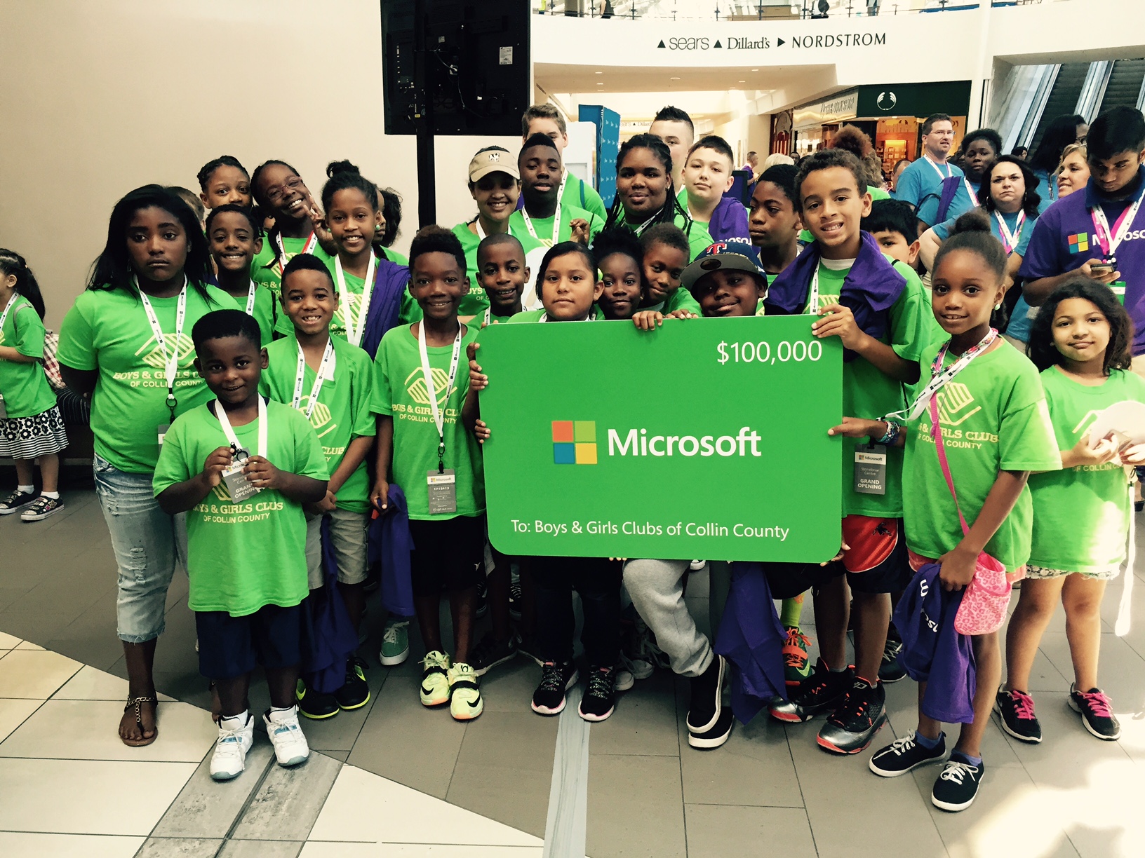 Microsoft $100,000 Grant Received